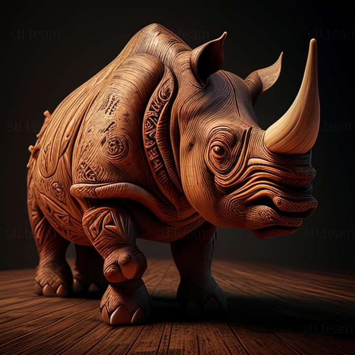3D модель Оріктес носоріг (STL)